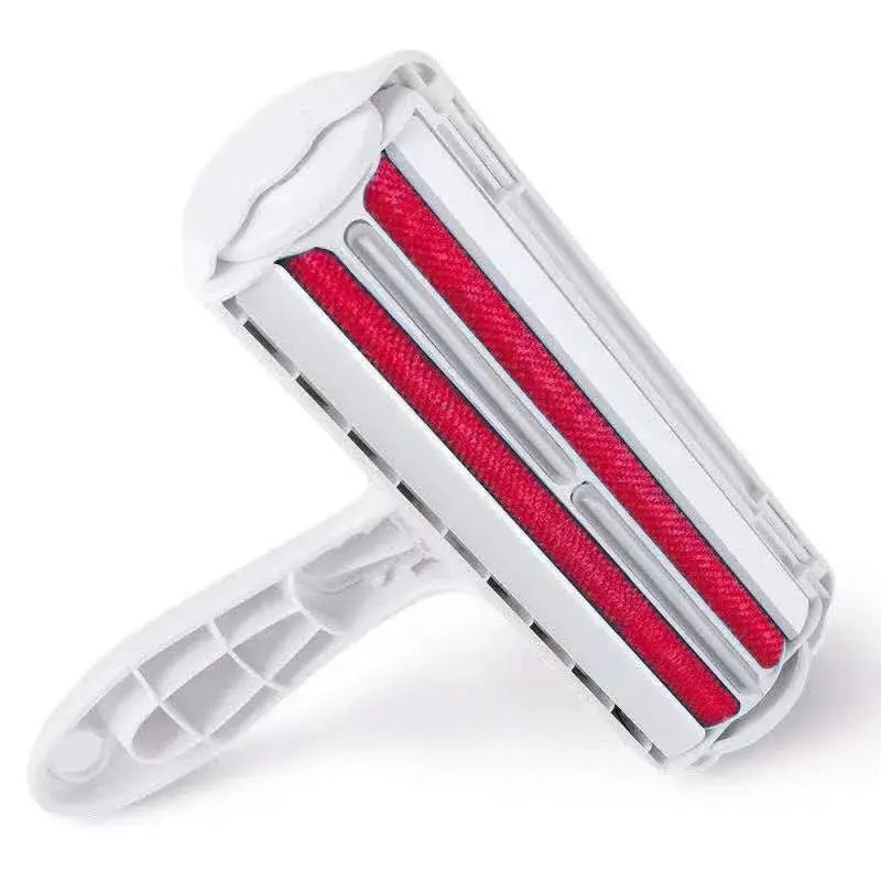 Reusable Pet Hair Remover Roller with Self-Cleaning Base - Portable Lint Cleaner for Home Furniture, Carpets, and Fabrics