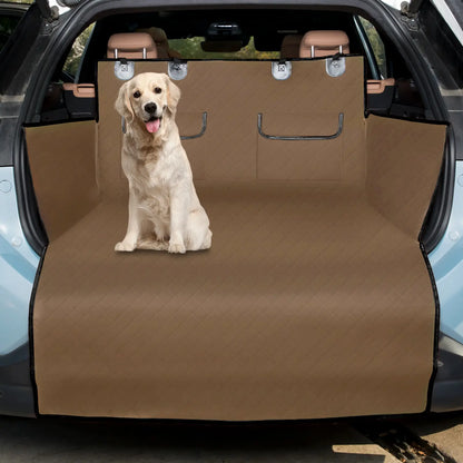 Premium Waterproof Dog Car Seat Cover for Large and Medium Breeds - Heavy-Duty, Scratchproof Protector for SUVs, Trucks, and Sedans