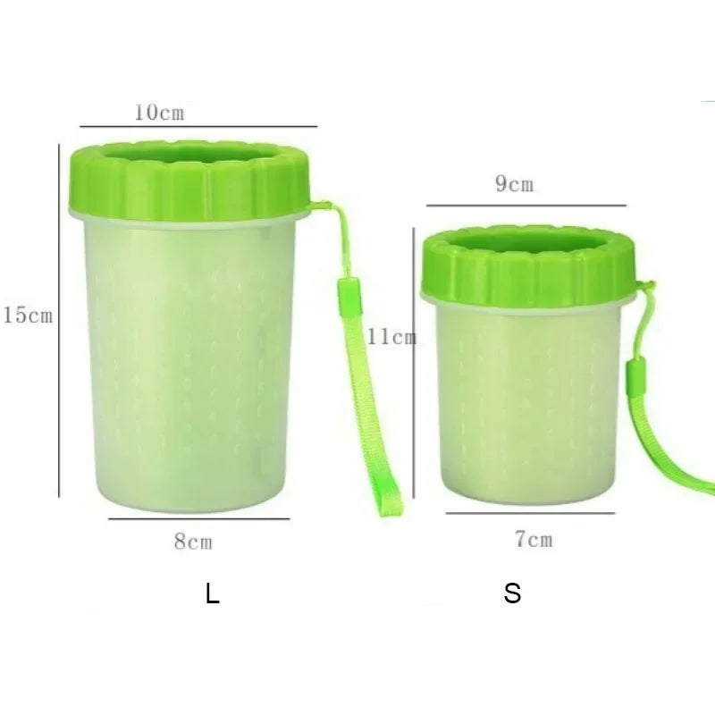 Effortless Pet Paw Cleaning: Portable Dog Bath Foot Washing Cup for a Spotless Clean