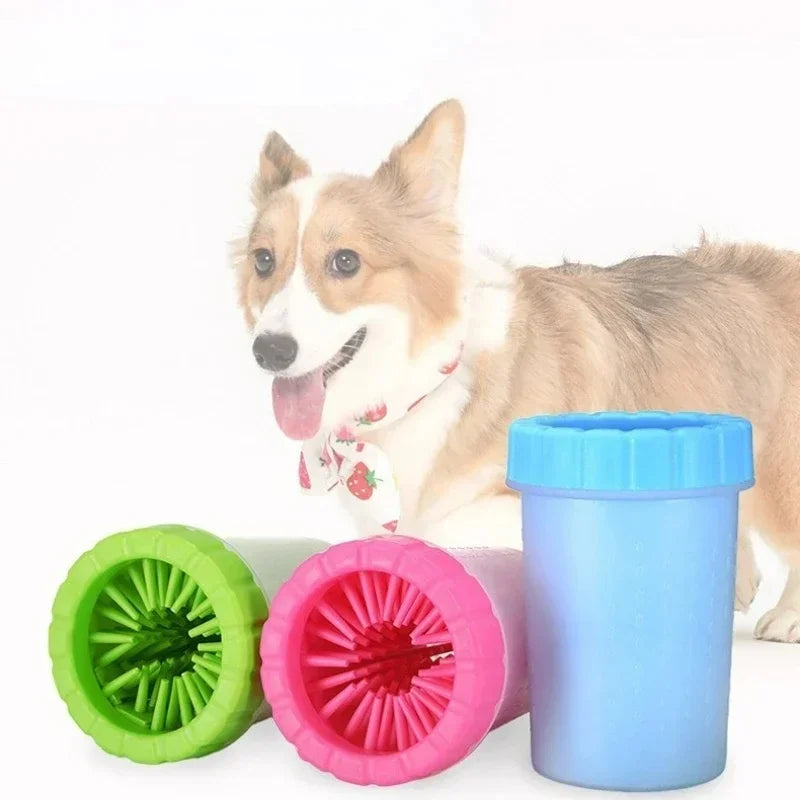 Effortless Pet Paw Cleaning: Portable Dog Bath Foot Washing Cup for a Spotless Clean