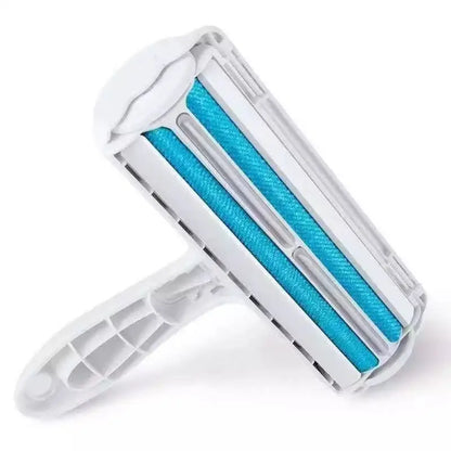 Reusable Pet Hair Remover Roller with Self-Cleaning Base - Portable Lint Cleaner for Home Furniture, Carpets, and Fabrics